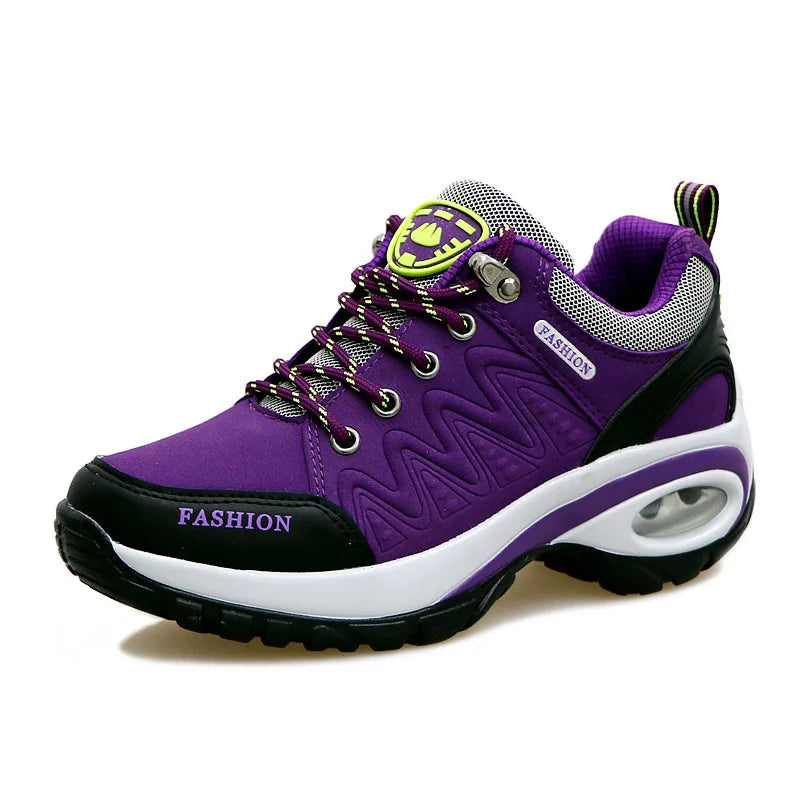 Women’s Sports Shoes – Platform Sneakers, Non-Slip Hiking & Running Shoes, Casual Low Top Footwear for Outdoor Activities