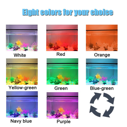 24/7 Full Spectrum LED Aquarium Light – 30-60cm Fish Tank Decoration & Aquatic Plant Growth Lamp, IP68 Waterproof (100V-240V)