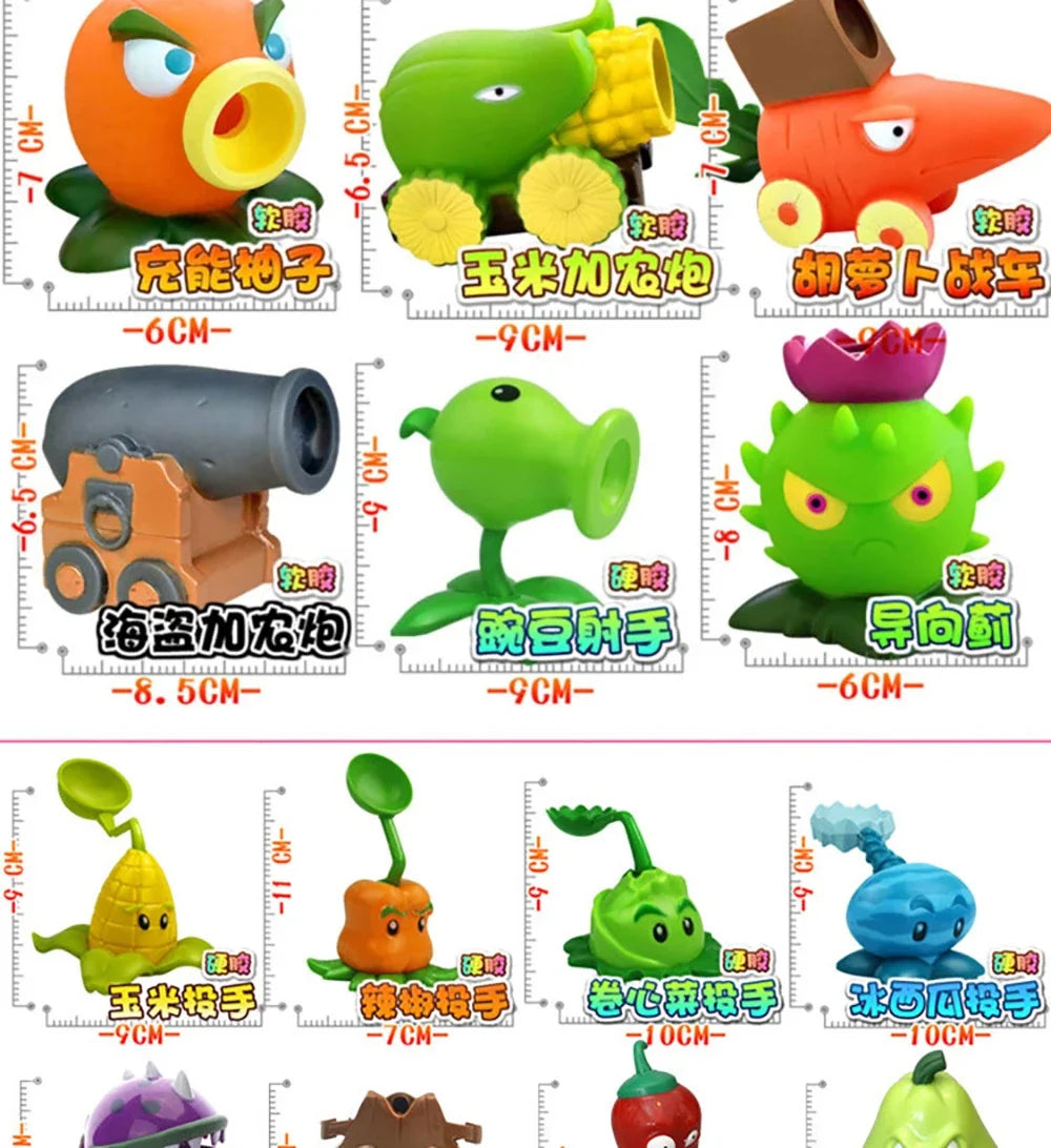 Plants vs Zombies PVZ Pea Shooter Boss Action Figure – Dave Allstar Toy Doll for Kids Gift