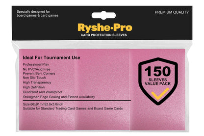 100Pcs 66×91mm Trading Card Sleeves - Soft Penny Sleeves for MTG, Yu-Gi-Oh! & Baseball Cards