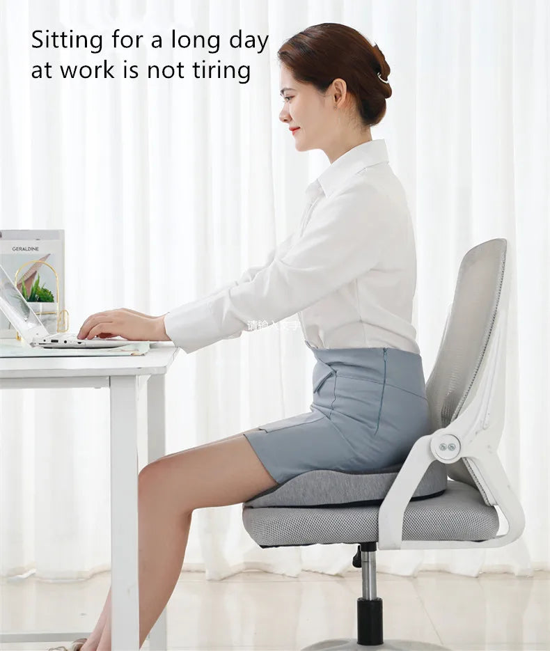 Memory Foam Hemorrhoid Seat Cushion – Donut-Shaped Pain Relief for Sciatica, Tailbone & Bed Sores, Travel & Office Use