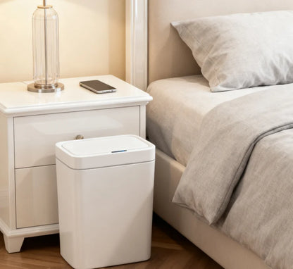 15L Smart Sensor Trash Can - Touchless Automatic Bagging Waste Bin for Bathroom & Home