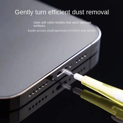 Phone Speaker & Charging Port Cleaning Kit - Dust Removal Brush Set for iPhone, Samsung and Xiaomi