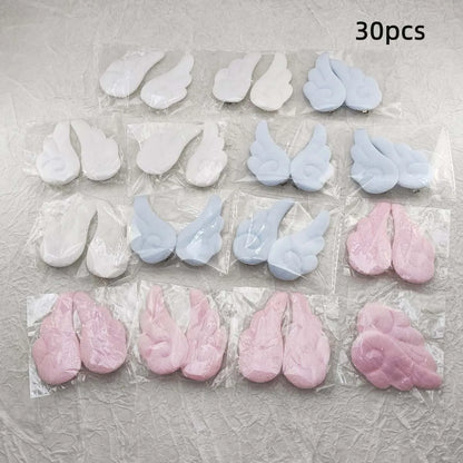 Angel Wing Plush Hair Clips - Cute 5cm Hairpin Barrettes for Girls Sweet Style Headwear & Accessories