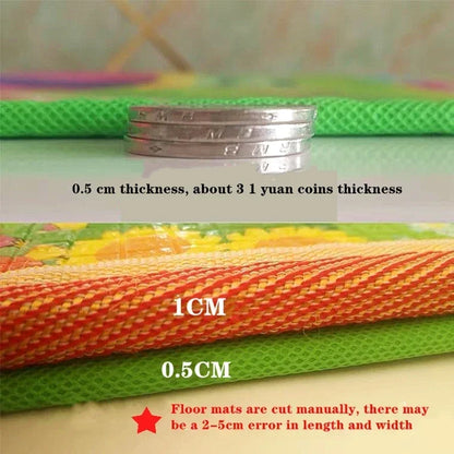 Baby Crawling Play Mat - Non-Toxic EPE Foam Safety Rug, 1cm Thickness, Two Thickness Options and Five Sizes for Kids’ Play Areas