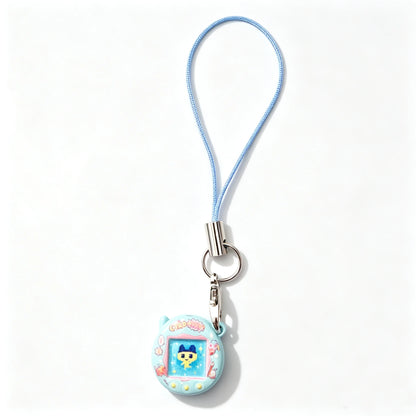 Tamagotchi Cartoon Metal Pendant Keychain - Cute Mini Anime Charm for Bags, Backpacks and DIY Jewelry Gifts