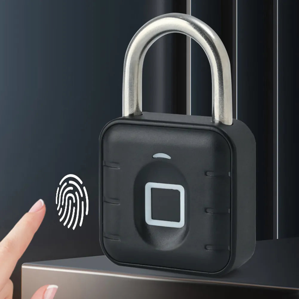 Smart Biometric Fingerprint Door Lock - Keyless Anti-Theft Padlock for Quick Unlock and Home Security