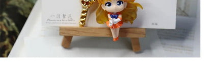 New Sailor Moon Car Keychain — Tsukino Usagi Anime Figure Keyring, Backpack Pendant Doll, Kids’ Collectible Toy Gift