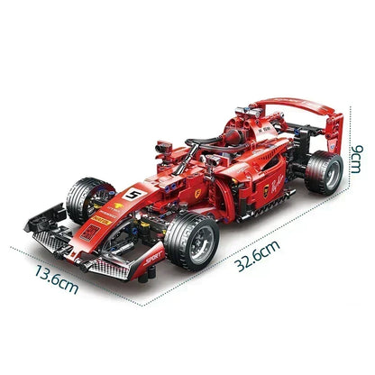 F1 W14 E Technic 1432+ Pcs 1:8 Sports Car Building Blocks – Compatible with 42141, DIY Model, Birthday Gift