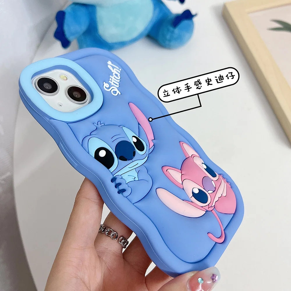 Stitch Soft Silicone Phone Case — Cartoon Cover for Samsung Galaxy A03S/A04E/A14-A16/A25-A36/A52-A56/S20-S25 Ultra & Plus