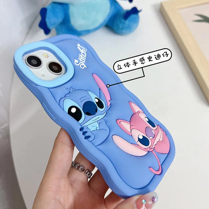 Stitch Soft Silicone Phone Case — Cartoon Cover for Samsung Galaxy A03S/A04E/A14-A16/A25-A36/A52-A56/S20-S25 Ultra & Plus