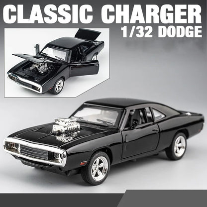 1:32 Challenger 1970 Classic Alloy Car Model – Diecast Toy Vehicle for Kids & Collector Decoration