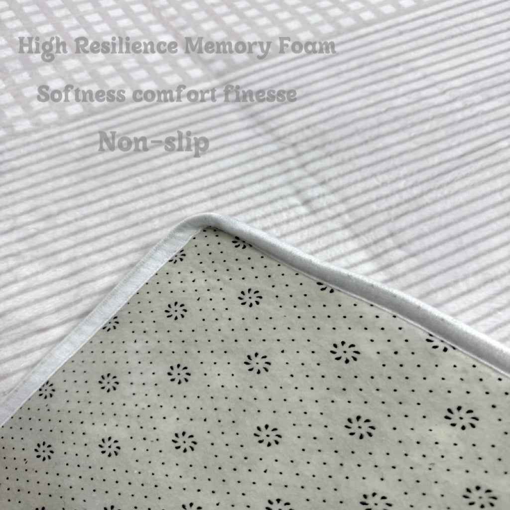 Cigarette Shaped Floor Mat - Modern Soft Washable Rug for Bedroom & Living Room