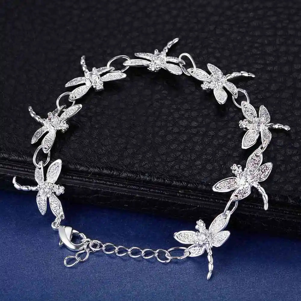 925 Sterling Silver Bead Bracelet – High-Quality Romantic Chain for Women, Fashion Jewelry Gift for Engagement, Party & Wedding