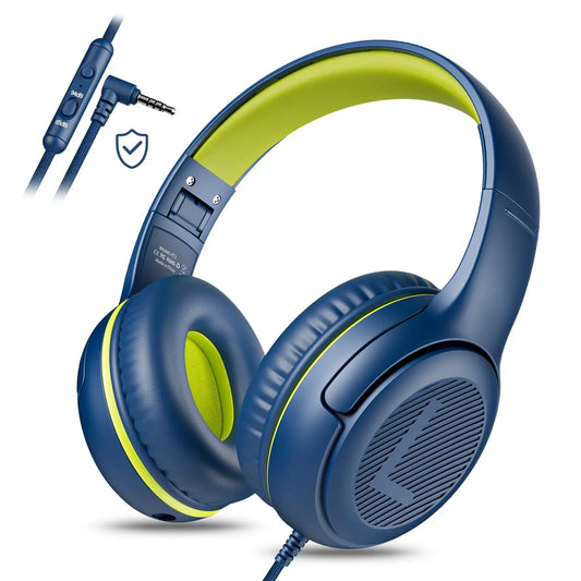 AWATRUE AT2 3.5mm Surround Stereo Gaming Headset – Memory Earmuffs with Mic for PC, Laptop & Kids