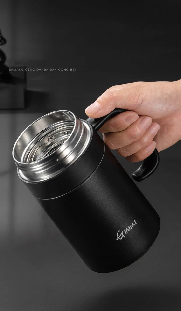 Large Capacity Stainless Steel Vacuum Flask Heat Preservation Insulated Household Cup