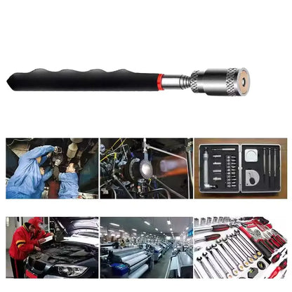Telescopic Pickup Magnetic Iron Rod | Household & Automotive Repair Tool with Strong Magnetic Suction