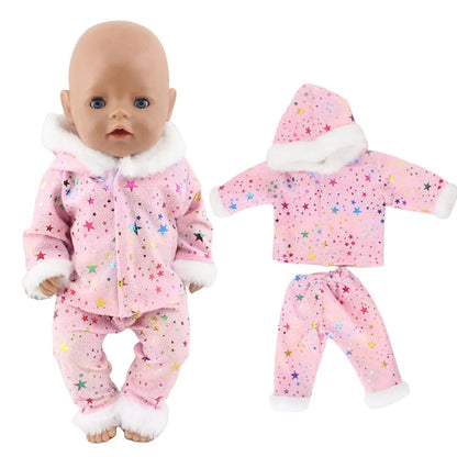 2023 New Doll Outfit Set – Cute Jumpers & Rompers for 17-Inch / 43cm Baby Reborn Dolls