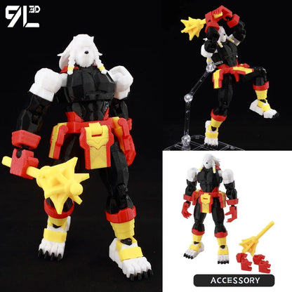 9L3D Lucky 13 Invincible Boy Action Figure – 3D Printed Multi-Jointed Poseable Anime Collectible Model Toy Gift