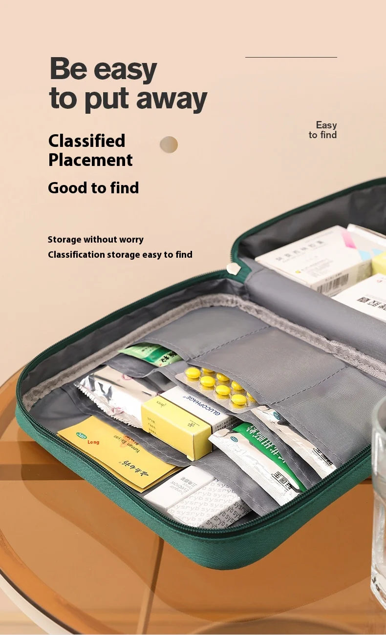 Portable Medicine Box – Compact Pill Organizer for Travel & Daily Use