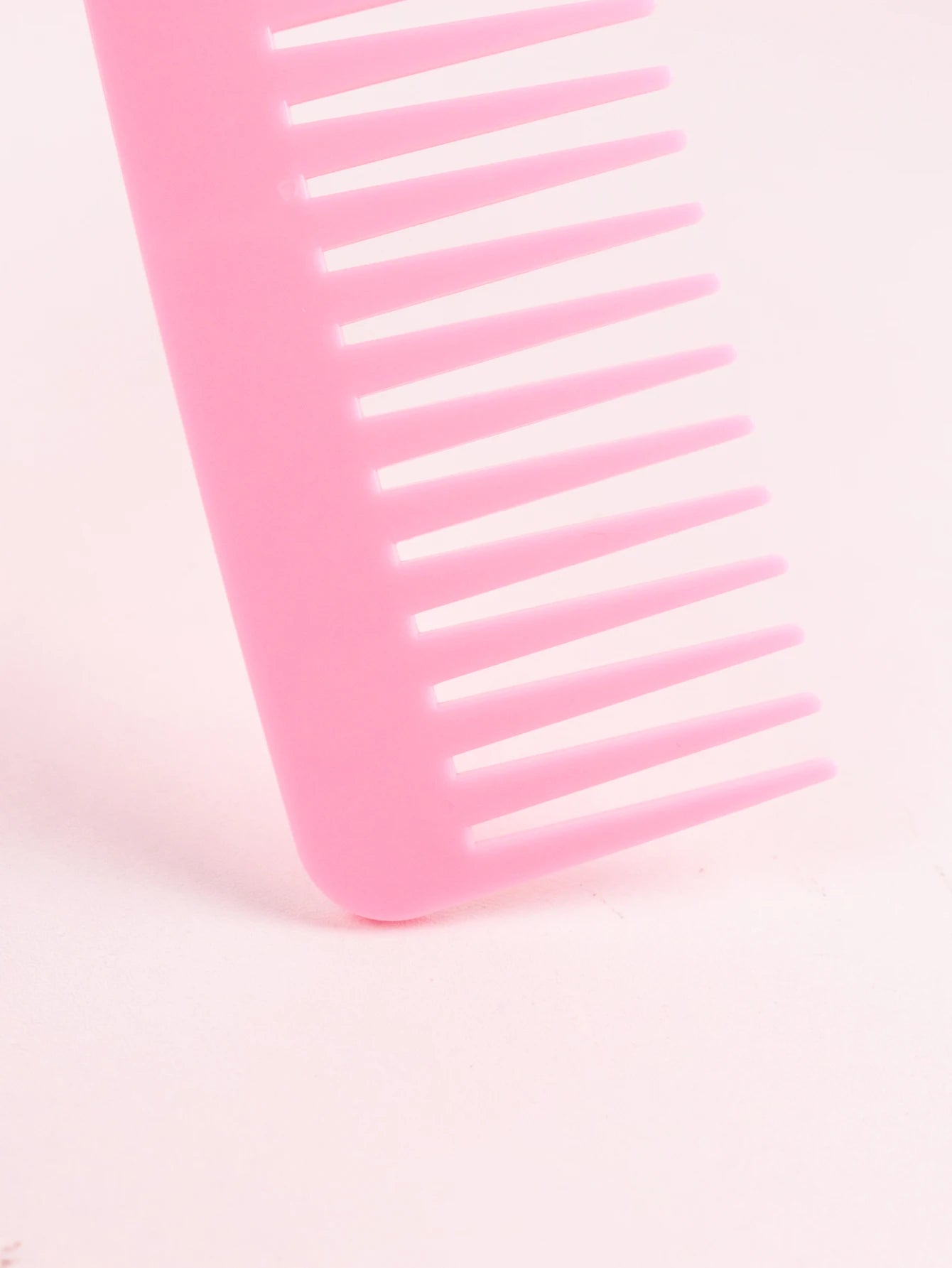 Thick Plastic Heat-Resistant Salon Comb – Anti-Static Long & Wide Tooth Comb for Real Hair Wigs