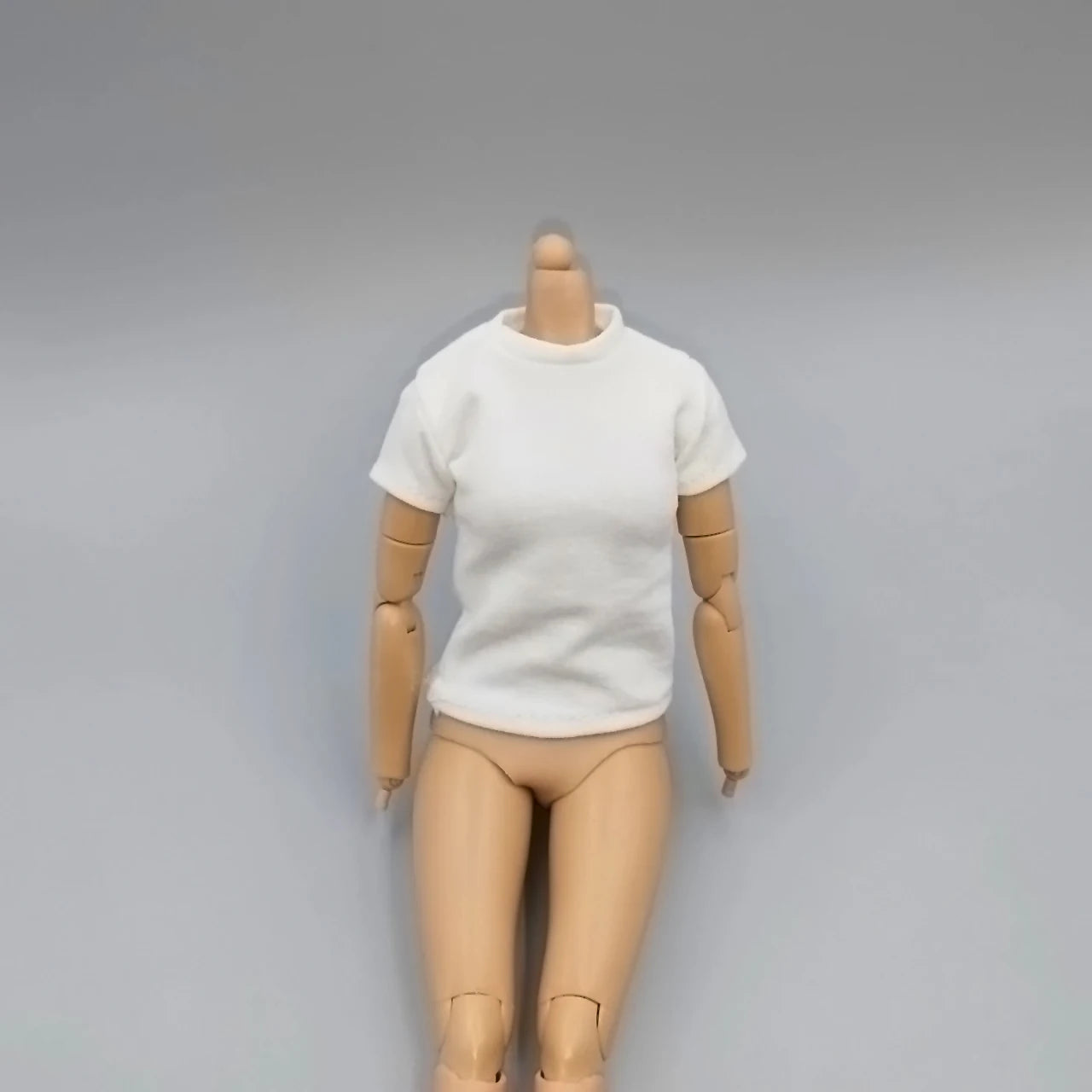 1/6 Scale Black T-Shirt for 12" (30cm) Action Figures — Male & Female DIY Model Accessories