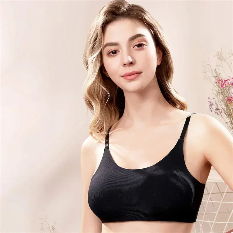 Electric Wireless Breast Massage Bra – Hot Compress Chest Care & Enhancement Massager