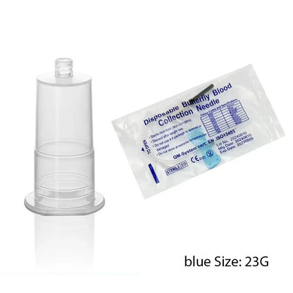 50pcs Disposable Butterfly Blood Collection Needles — Double-Wing Type for Pets, Cats & Dogs, Veterinary Blood Sampling