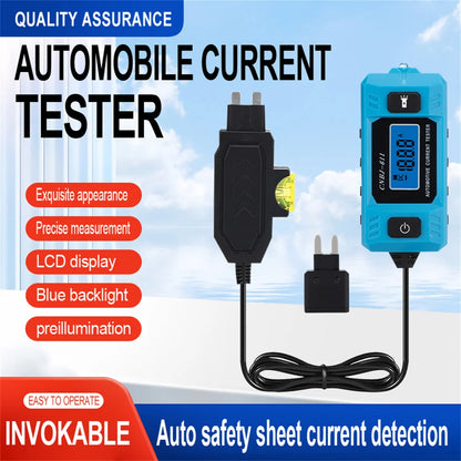 12V Automotive Circuit Tester - 0.01–19.99A Fuse Current Diagnostic & Electrical Repair Tool