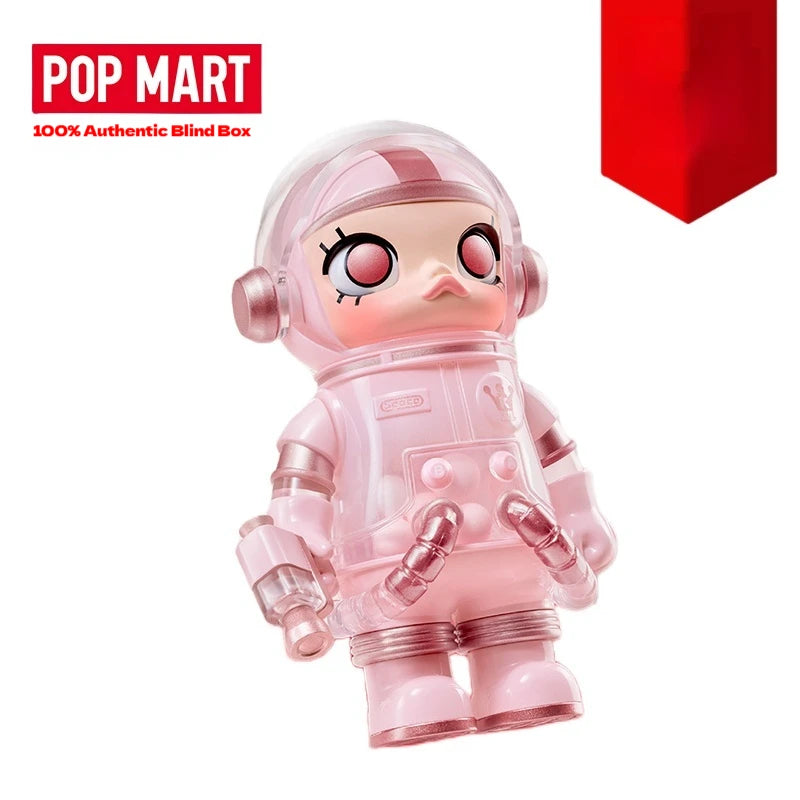 Popmart Mega Space Molly 100% Anniversary Series — 4th Gen Blind Box Collectible Action Figure Toy, Mystery Gift Model