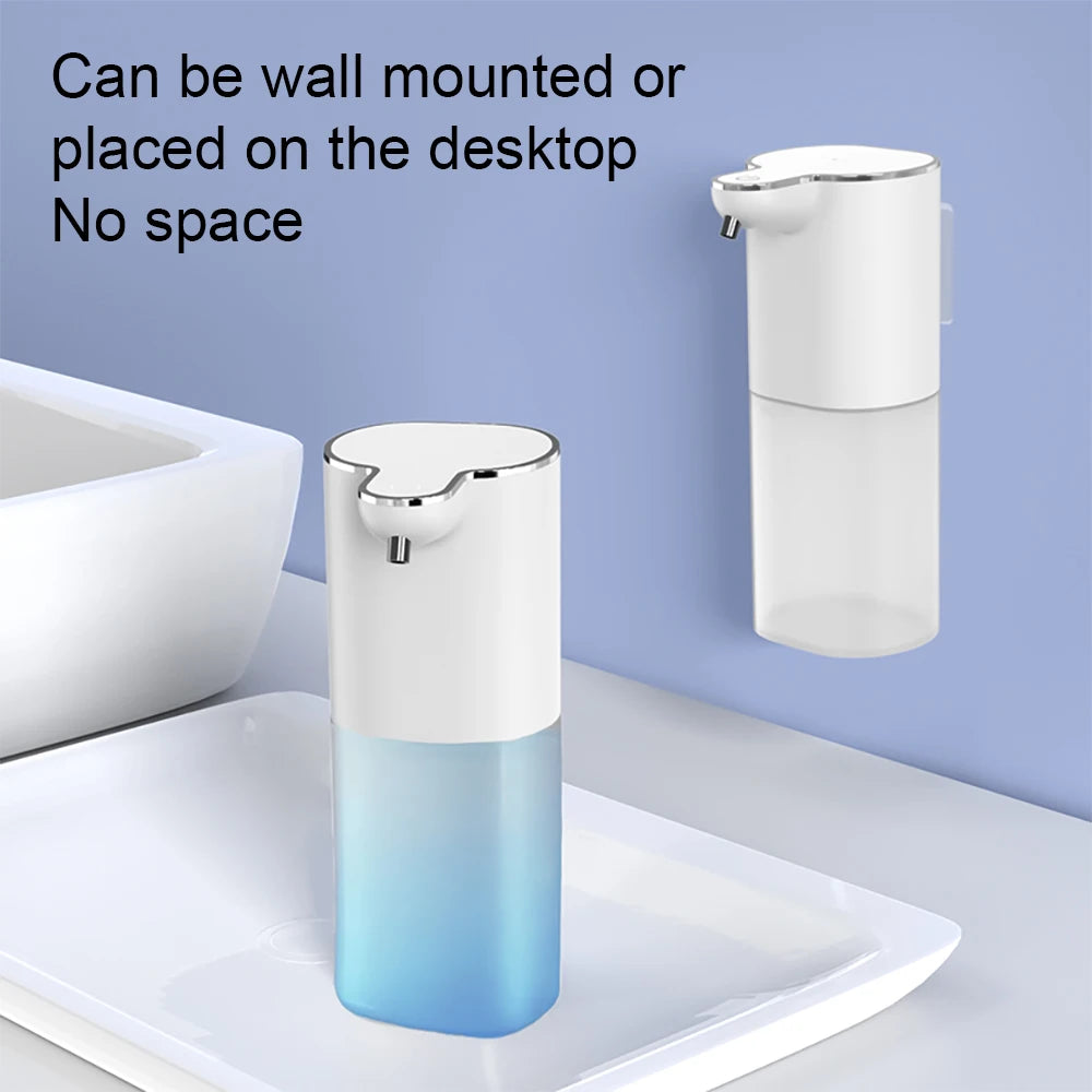 Automatic Touchless Foam Soap Dispenser - Type-C Charging High Capacity Smart Liquid Soap Dispenser with Adjustable Switch