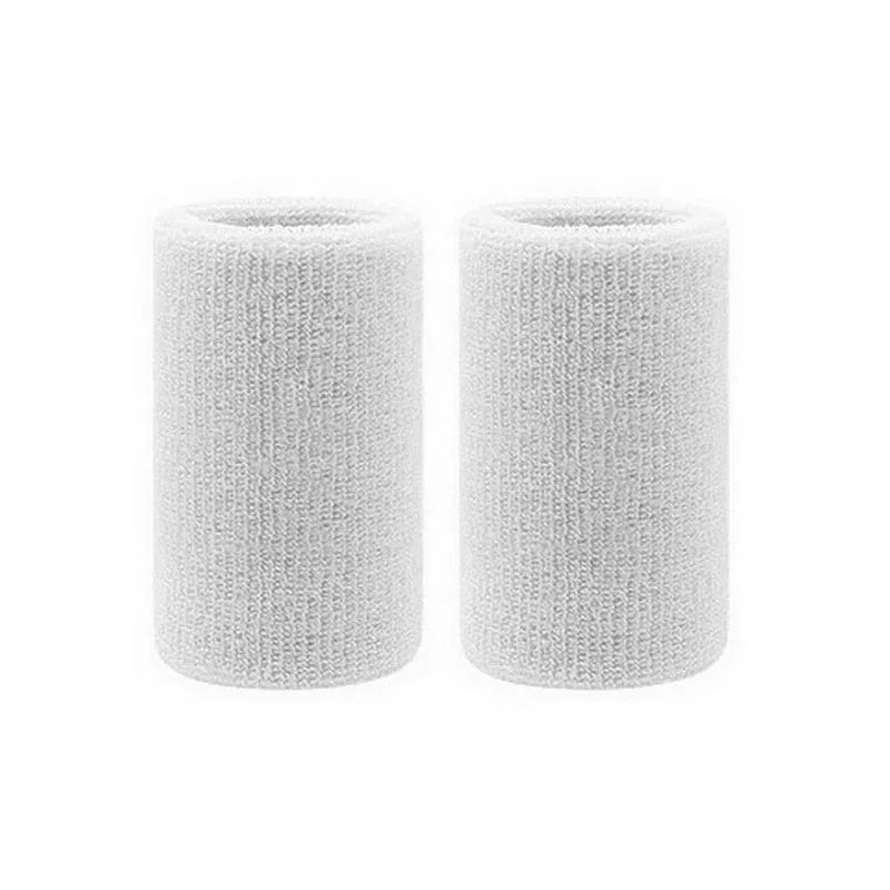 2PCS Sports Wristbands – Tennis & Fitness Sweat Bands for Basketball, Volleyball, Padel with Wrist Guard Cuffs