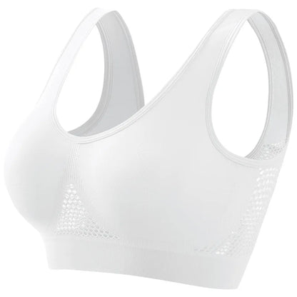 Seamless Push-Up Bra for Women – Wireless Breathable Comfort Bralette & Crop Top Sports Lingerie, S–5XL Plus Size Support