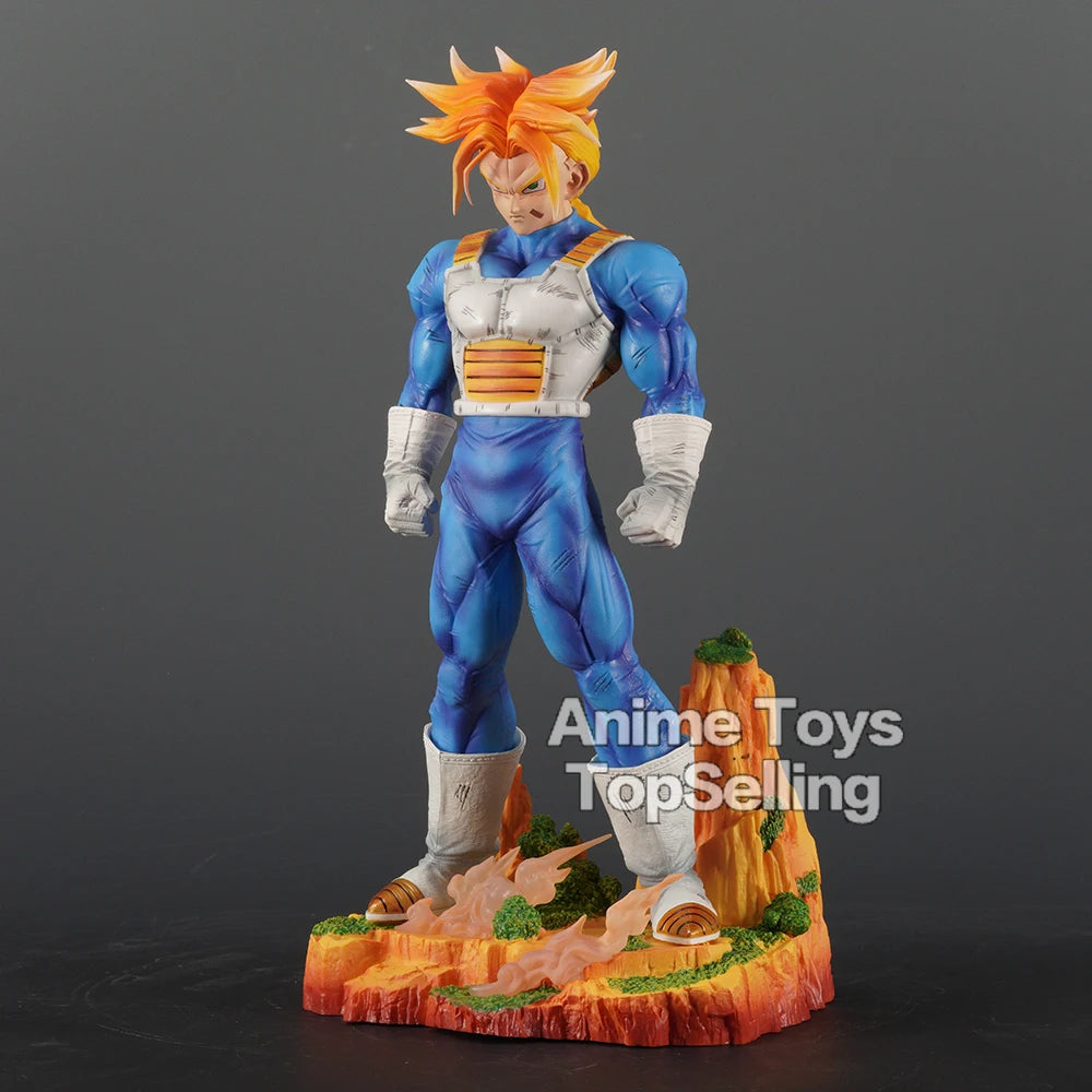 Dragon Ball Z Trunks Figure — 30cm PVC Action Figure with Two Heads, Collectible Toy for Kids & Gifts