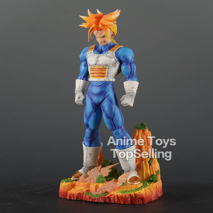Dragon Ball Z Trunks Figure — 30cm PVC Action Figure with Two Heads, Collectible Toy for Kids & Gifts