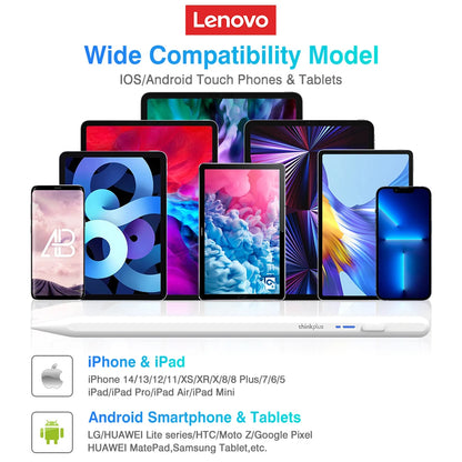 Lenovo Thinkplus BP16 Universal Stylus Pen – Touch Screen Pen for iOS, Android, Windows Tablets & Phones