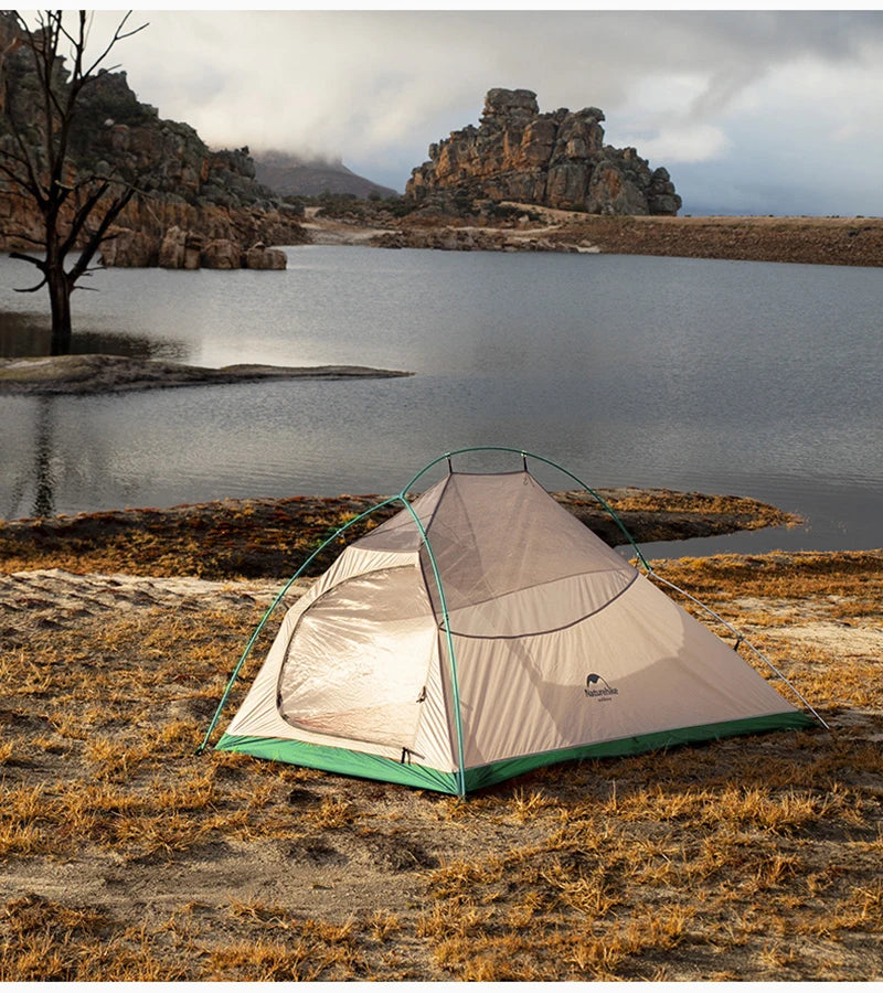 Naturehike Cloud Up 2-Person Camping Tent – Waterproof, Ultralight, Easy Build Beach Tent for Hiking & Backpacking Outdoors