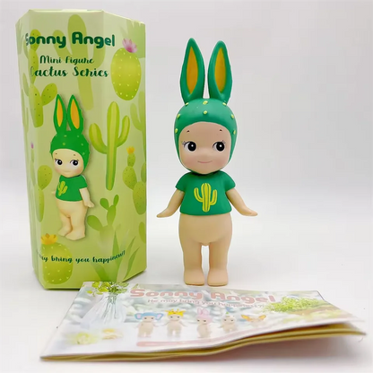 Sonny Angel Mini Figure Cactus Series — Mystery Blind Box Toy Doll, Lucky Mascot, Handmade Christmas Gift