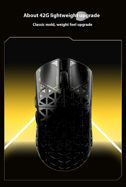 IPI Piao Float Wireless Gaming Mouse — Dual 8K Carbon Hell Out, 3-Mode Bluetooth, Lightweight Esports Custom Mouse for PC & Laptop