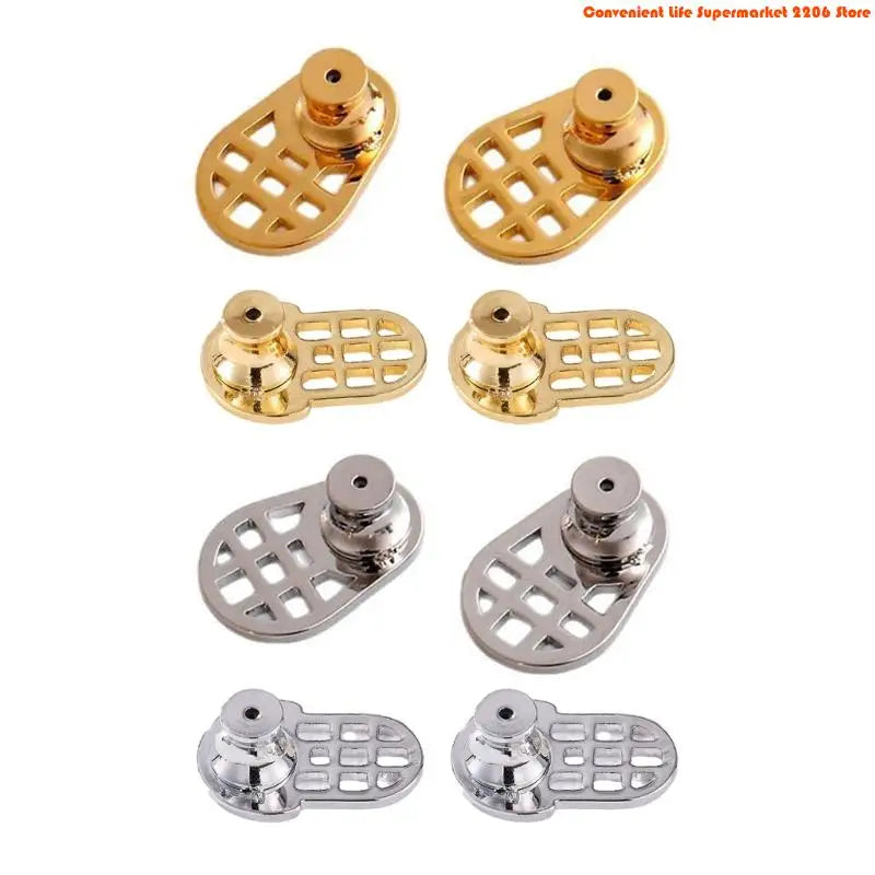E06E Secure Locking Earring Backs – Sturdy Mesh Support for Heavy Earrings with Comfortable Fit