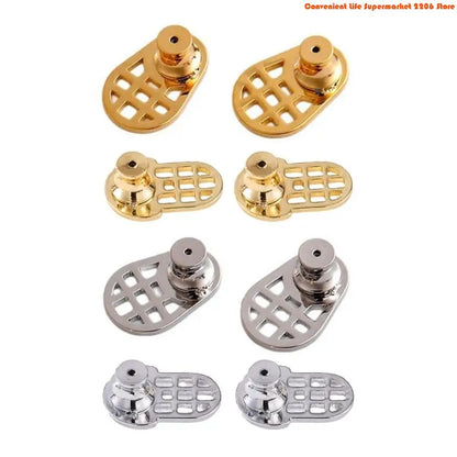 E06E Secure Locking Earring Backs – Sturdy Mesh Support for Heavy Earrings with Comfortable Fit