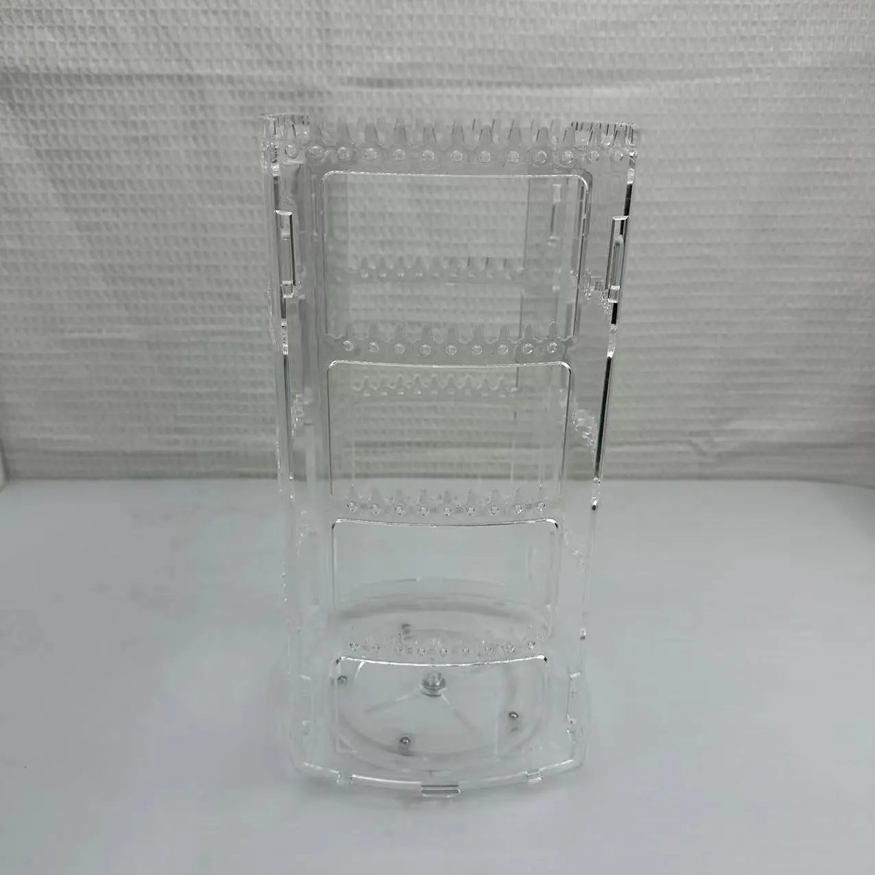 Rotating Jewelry Display Rack – Ear Clips, Earrings & Necklace Organizer Stand