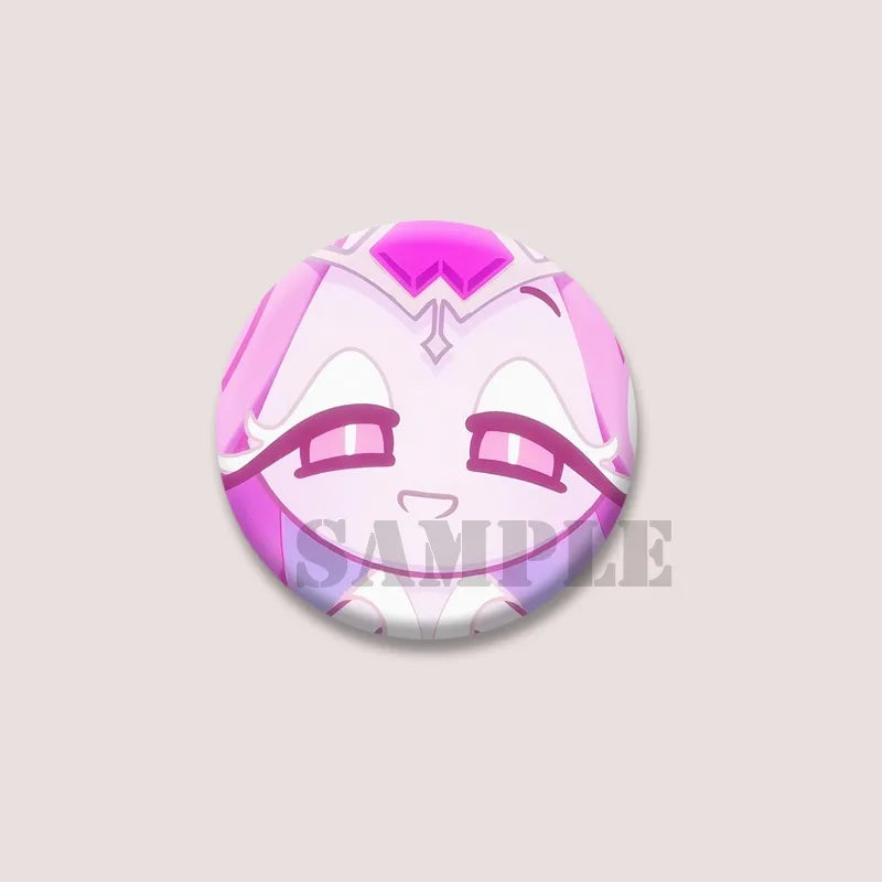 Cute Cartoon Game CRK Eternal Sugar Cookie Coin Brooch – Button Pins for Backpack, Hat, Clothes & Gifts
