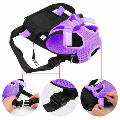 Pet Dog & Cat Carrier Backpack – Camouflage Mesh Outdoor Travel Bag with Breathable Shoulder Straps for Small Pets