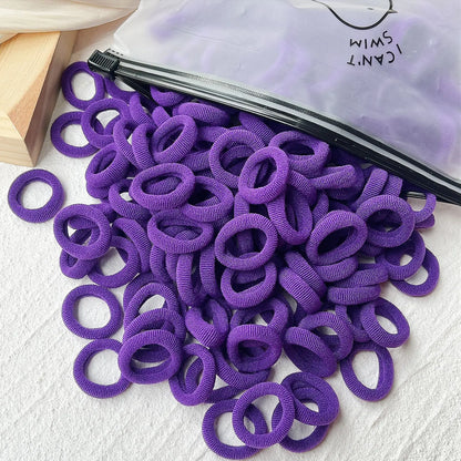20/50PCS Kids Elastic Hair Bands – Girls Sweets Scrunchie Rubber Bands for Children Hair Ties & Headbands