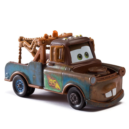 Disney Pixar Cars 3 Lightning McQueen & Mater Model Collection – 1:55 Diecast Alloy Car Toys for Children, Gift