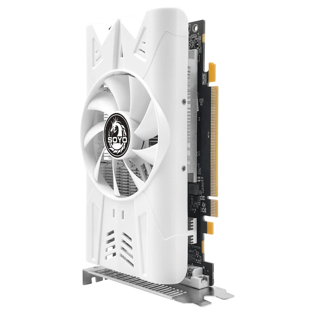 SOYO AMD Radeon RX470 4GB GDDR5 Graphics Card – 256bit Video Card with HDMI, DP, DVI for Desktop Gaming GPU