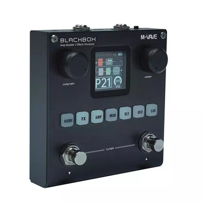 M-VAVE Blackbox Guitar/Bass AMP Modeler – Multi-Effects Processor, Rechargeable for Electric Guitar & Bass