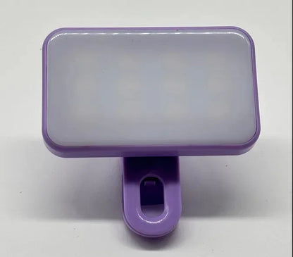 Portable Mini Selfie Fill Light - Rechargeable 3-Mode Clip-On LED Light for Phone & Computer