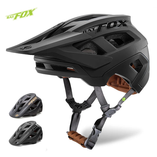 BATFOX Mountain Bike Cycling Helmet for Men – Lightweight MTB Bicycle Safety Helmet for Road & Trail Riding